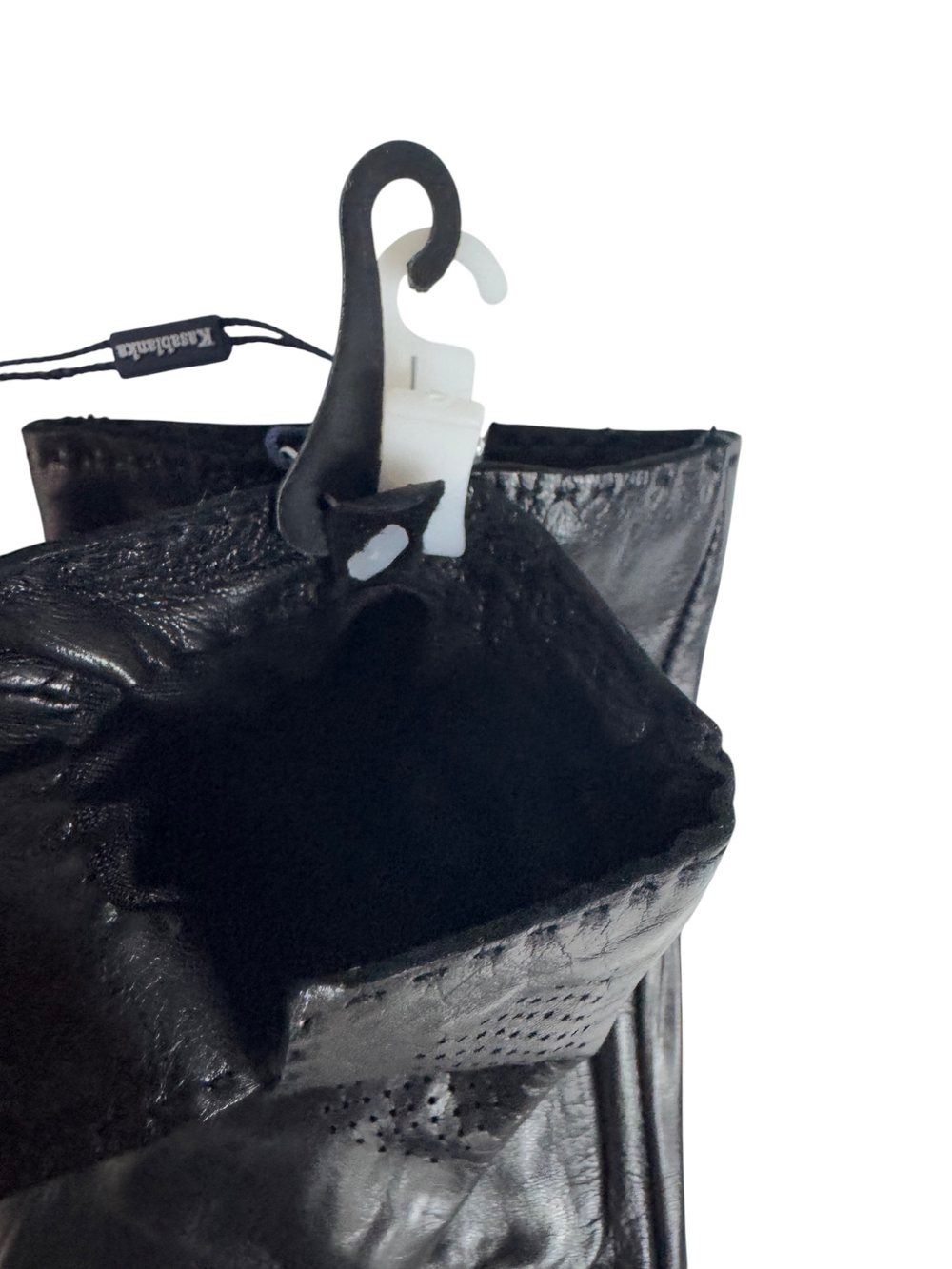 Перчатки.Женские.Кожаные.Люкс качества. Подклад: на шелке. Kasablanka. 5 шт в упаковке.