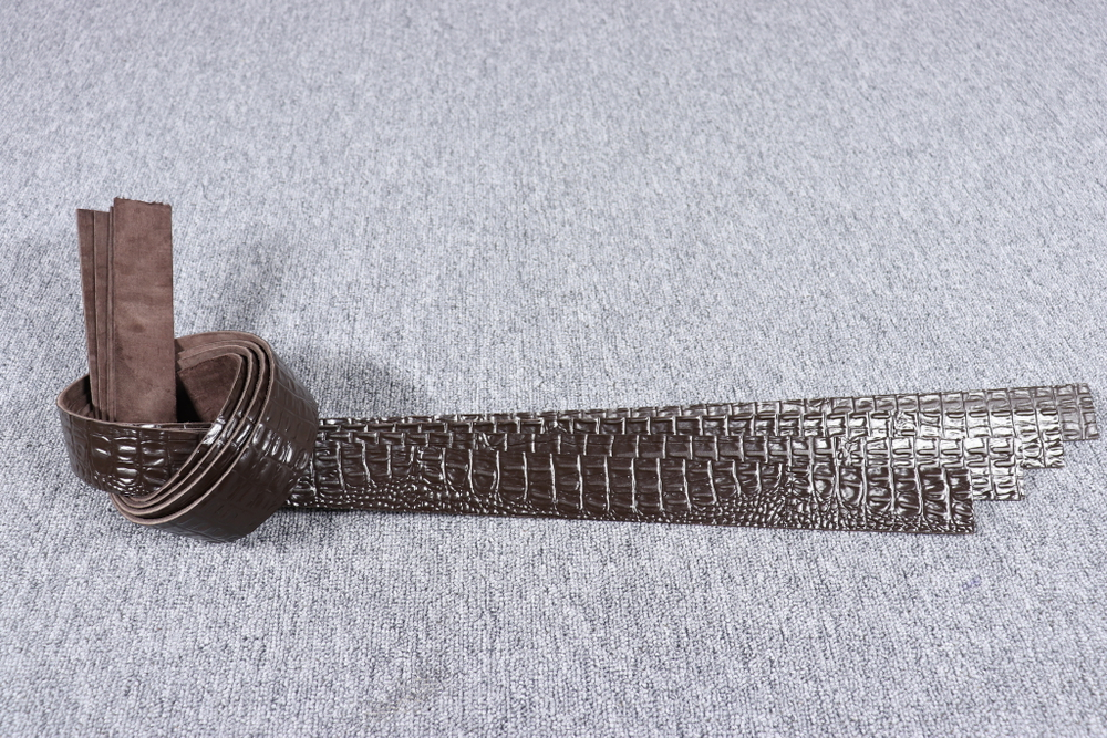 Ременная заготовка Махагон с лицевой отделкой + плита Кайман 3,4-3,8