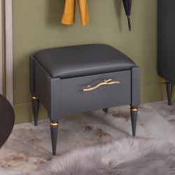 Банкетка Арт mini Серый Голд