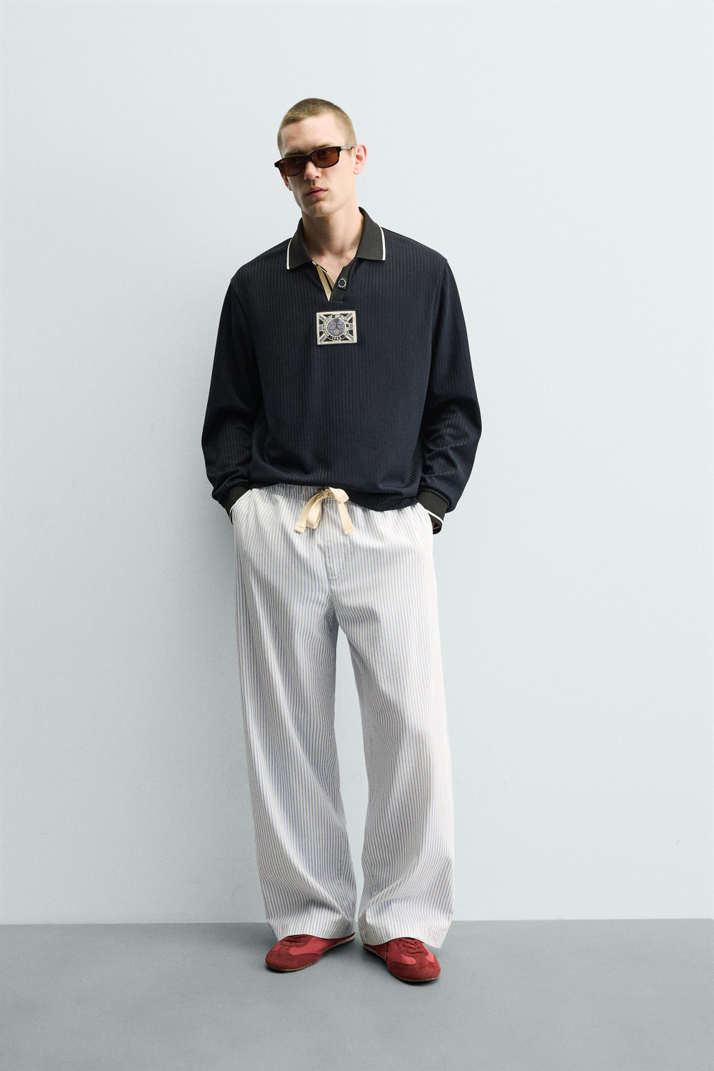 ZARA ТЕХНИЧЕСКОЕ ПОЛО ENGLAND 66 FIFA WORLD CUP™ FIFA CLASSICS, МОРСКОЙ СИНИЙ