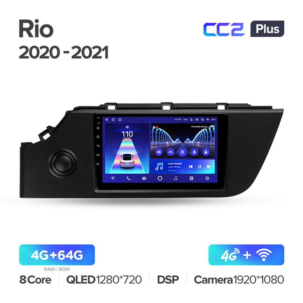 Teyes CC2 Plus 9"для KIA Rio 2020-2021