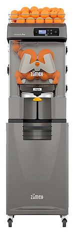Соковыжималка автоматическая для цитрусовых Zumex Versatile Pro All-in-One UE, Silver c подиумом и с держателем