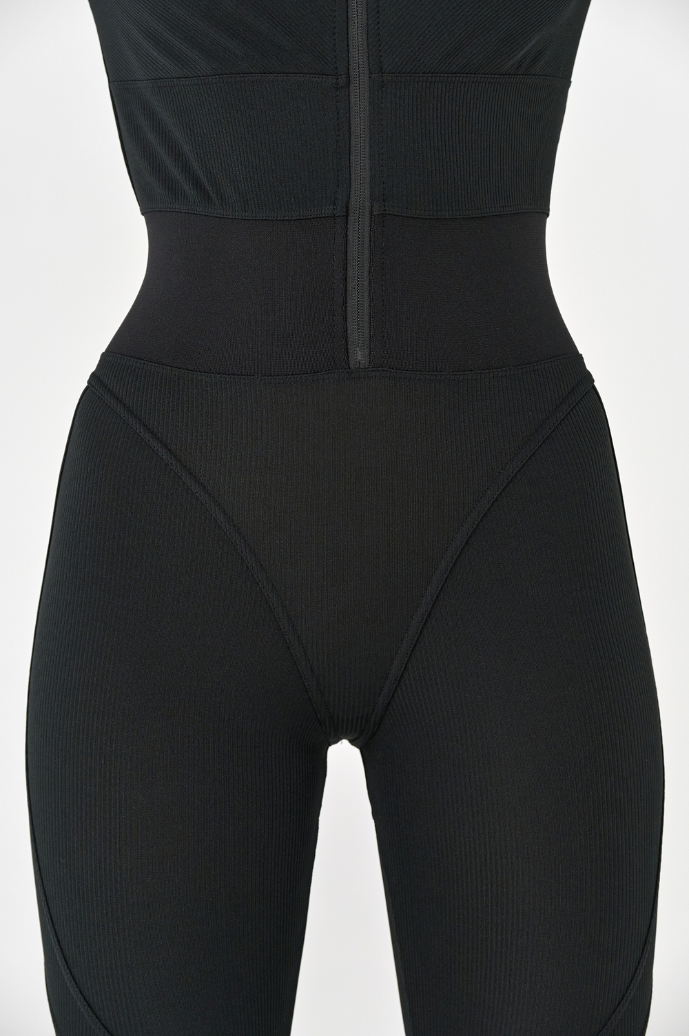 Комбинезон с поддержкой 10 см легинсами и длинными рукавами из сетки