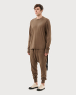 RICK OWENS DRKSHDW БРЮКИ СЕРЫЕ LIDO PRISONER DRAWSTRING