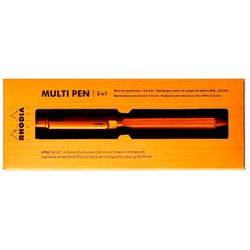 Ручка мультисистемная Rhodia Multi Pen два стержня и карандаш 0,5 (9340C) 4