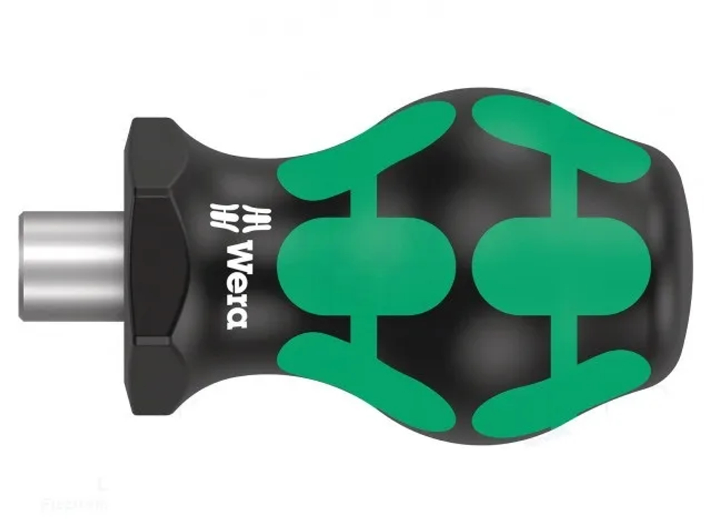 Короткая ручка-битодержатель с магнитом Stubby Wera 05008880001