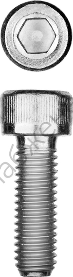 ЗУБР DIN 912 кл. пр. 8.8, М8 x 20 мм, винт свнутренним шестигранником, цинк, 5 кг, Профессионал (30318-08-020)