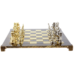 Manopoulos Шахматы подарочные металлические "Греко-Романский Период"