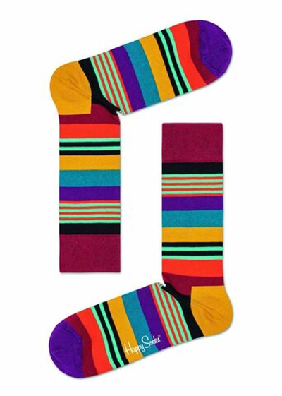 Носки унисекс Mistletoe Sock в полоску (Размер: 25) (Цвет: разноцветный)