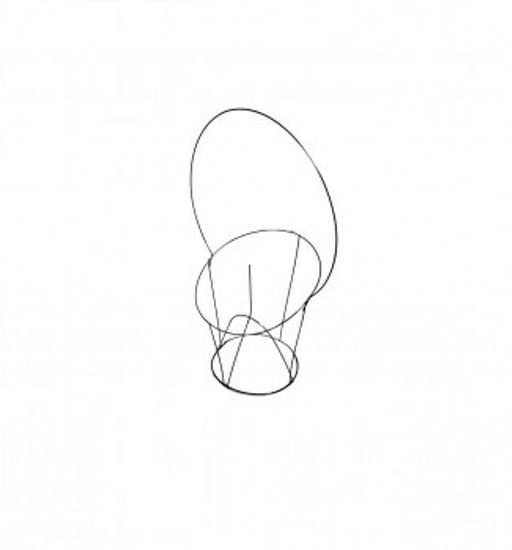 Ритуальный каркас-корзина Тумба огромная наклонная (930/740)