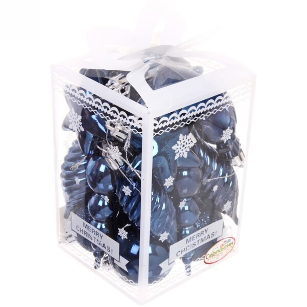 Набор украшений «Карнавал» (21 предмет), сапфир