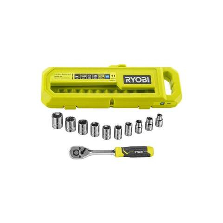 Набор из трещотки и торцевых головок Ryobi RHRS11PC 5132006068