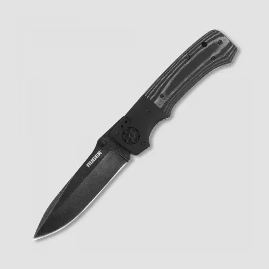 Складной нож CRKT Ruger All-Cylinders+P CR/R2003K c клинком из стали 8Cr13MoV, рукоять G10