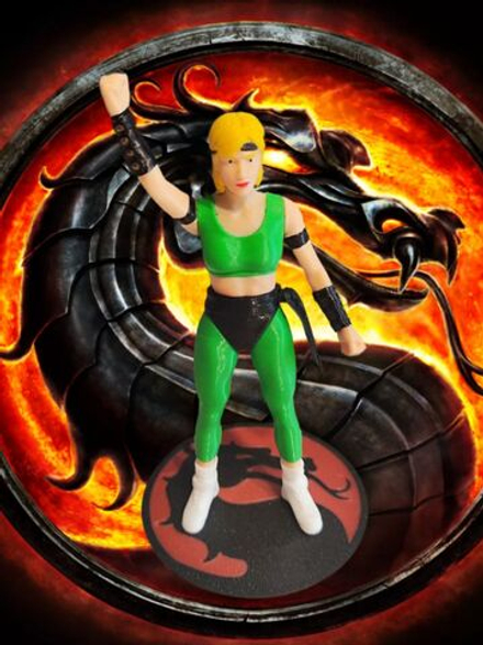 Подвижная фигурка "Соня" Mortal Kombat, пластик, цветная