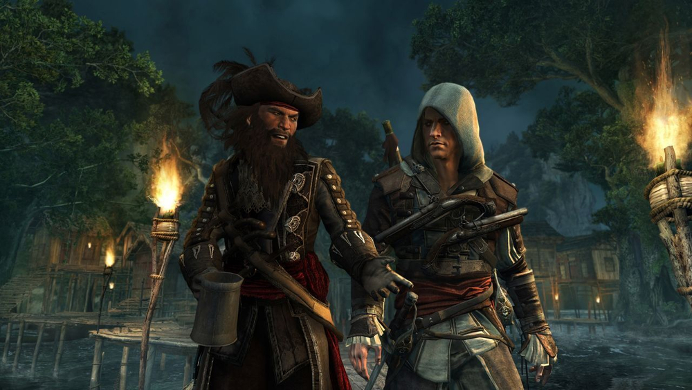 Игра Assassin's Creed IV(4) Black Flag (Черный Флаг)(Хиты PlayStation) (Русская версия) для PlayStation 4