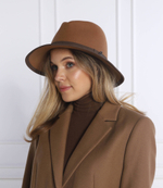 Хлопковая шляпа Peserico - коричневый(S36123C0 09634)