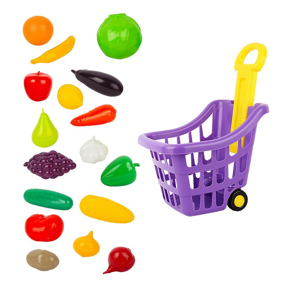 Корзина для супермаркета с фруктами и овощами 18 пр. (Совтехстром)