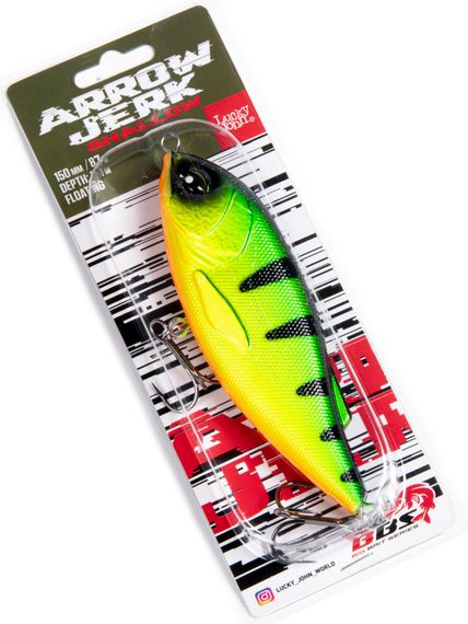 Воблер плавающий LJ BBS Original ARROW JERK F 015.00/027