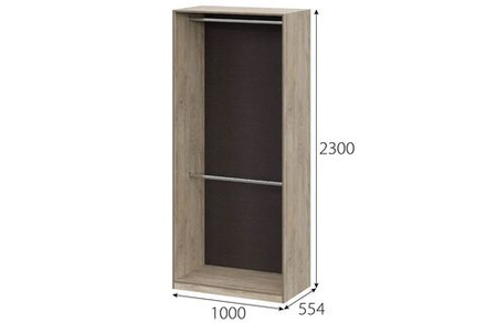Этна (Мебельный Фонд) Ш 57х100 Корпус шкафа