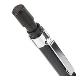 Карандаш механический 0,5 мм, BRAUBERG "Ring", ластик, корпус черный, детали ассорти, 181418