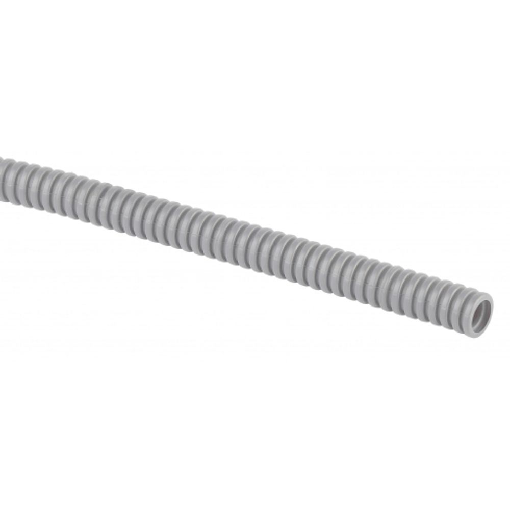 ЭРА Труба гофрированная ПВХ (серый) d 20мм с зонд. легкая 10м | Трубы гладкие и гофрированные