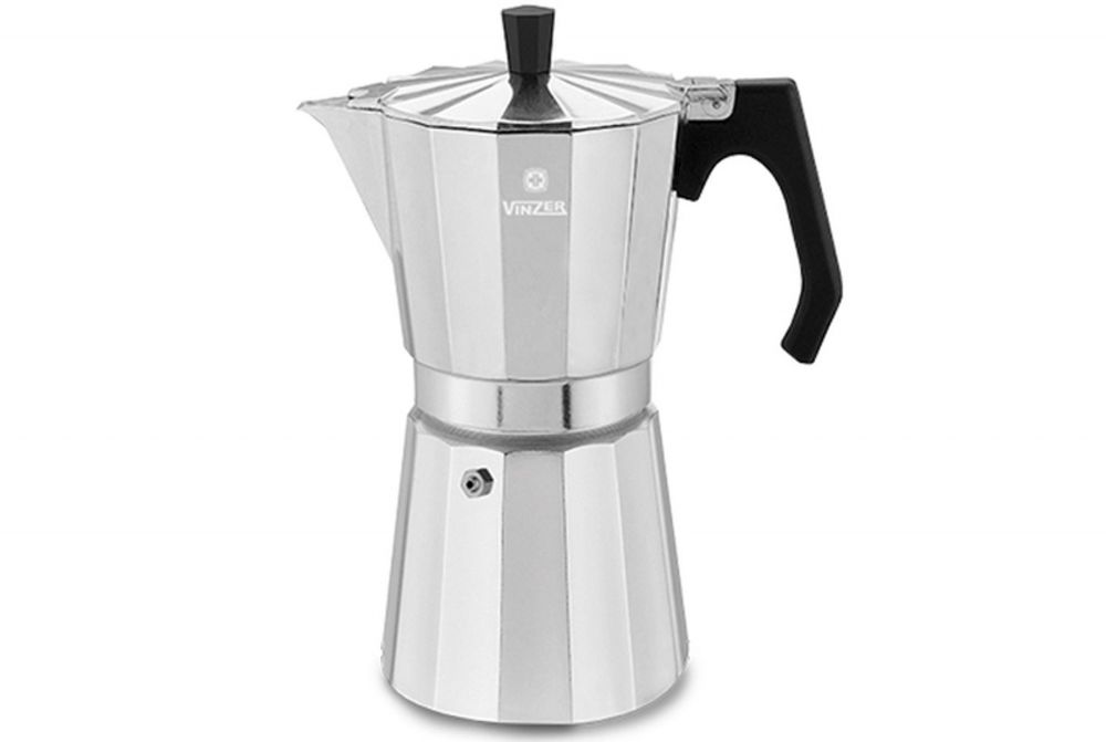 Кофеварка гейзерная Moka Espresso Induction 9 чашек, алюминиевая