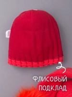 Шапка для девочки зимняя вязаная и шарф