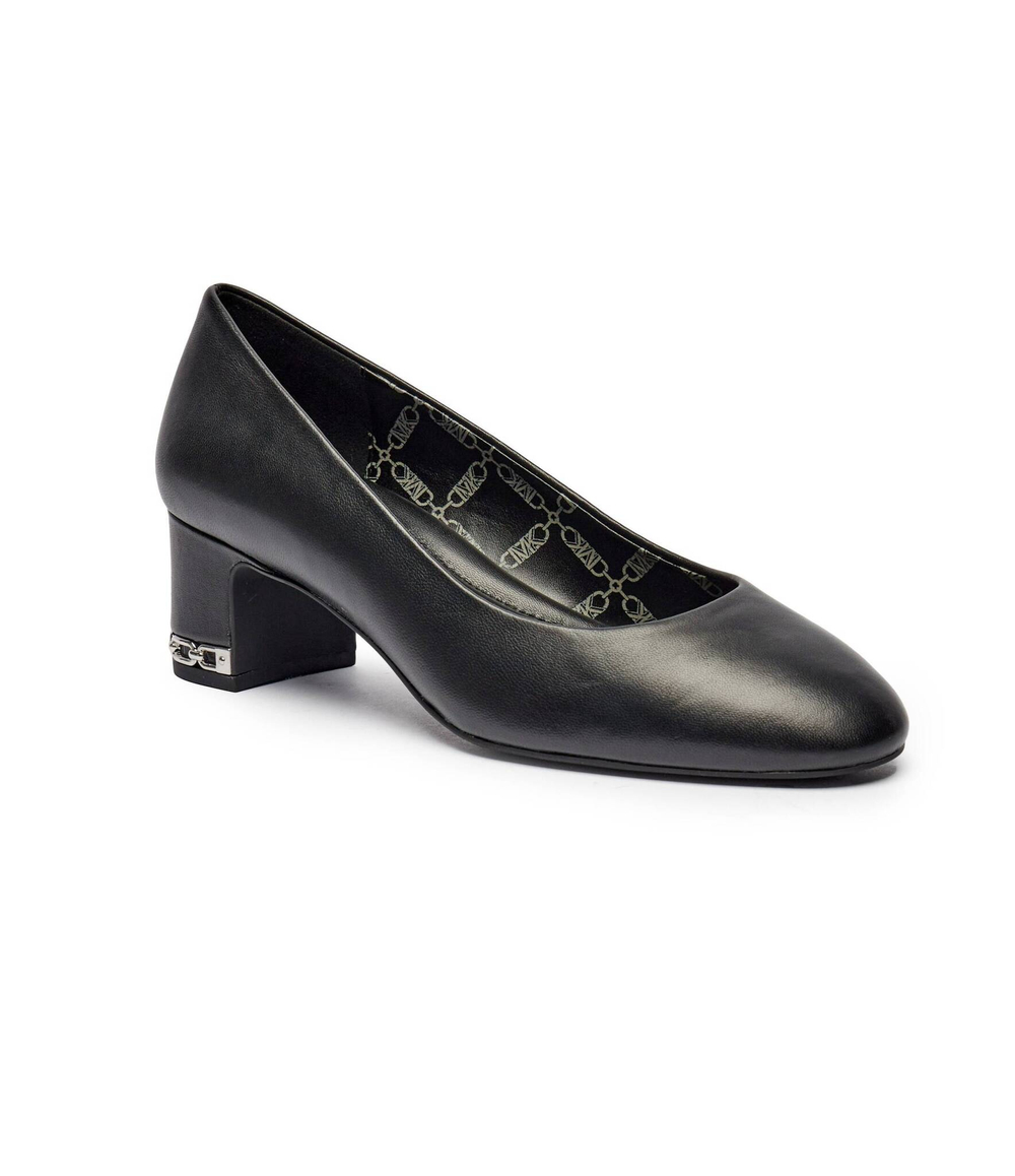 Кожаные туфли на каблуке june flex mid pump Michael Kors - черный(40T4JUMP1L)
