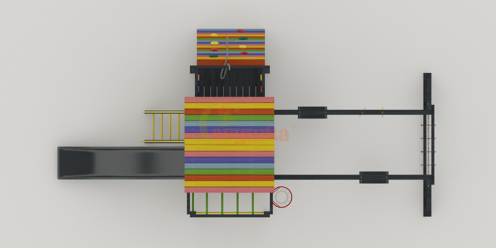 Детская площадка Савушка 4 (BLACK EDITION)