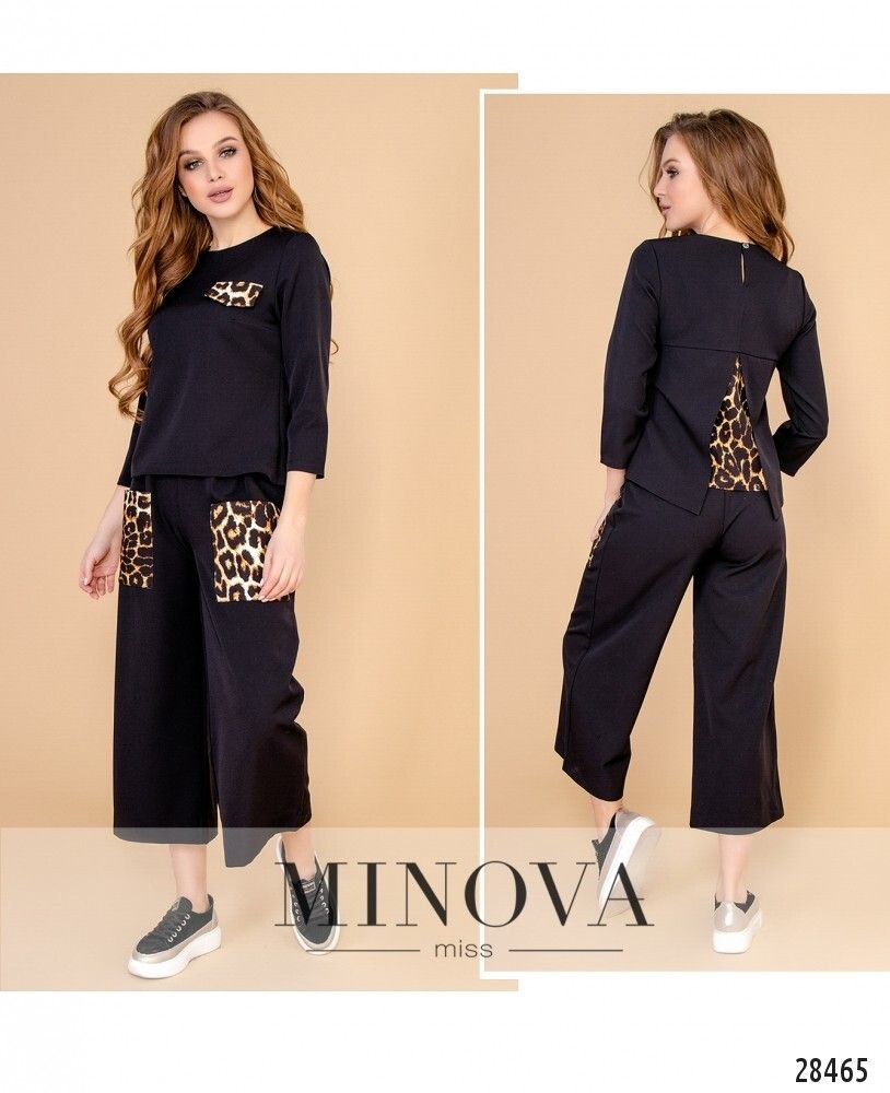 Костюм 1127-черный Minova