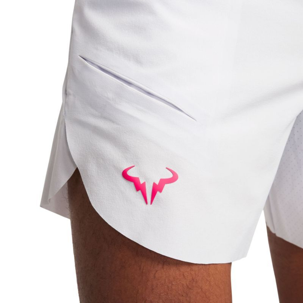 Мужские теннисные шорты Nike Dri-Fit Rafa Short - barely grape/barely grape/siren red