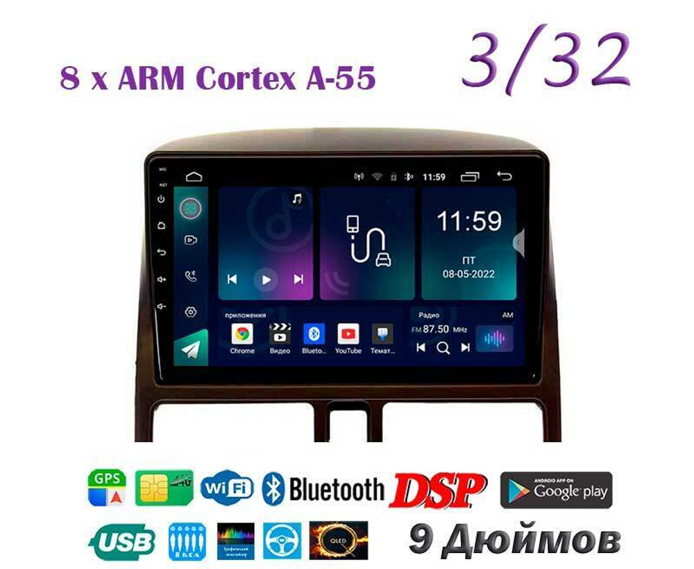 Topway TS18 3+32GB 8 ядер для Honda CR-V 2 2001-2006