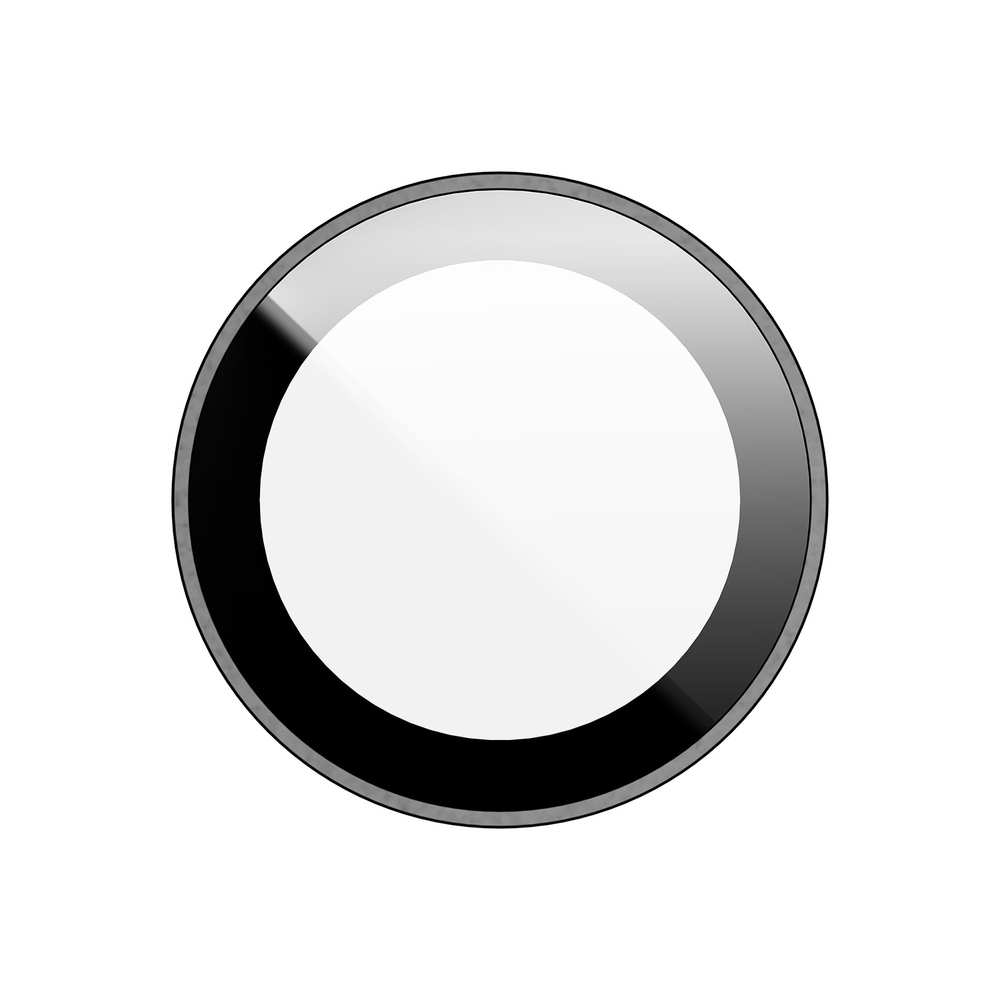 Защитное стекло на камеры для смартфона iPhone 16 и 16 Plus, серия HAWK Series Camera Lens Protector, черные рамки из алюминия