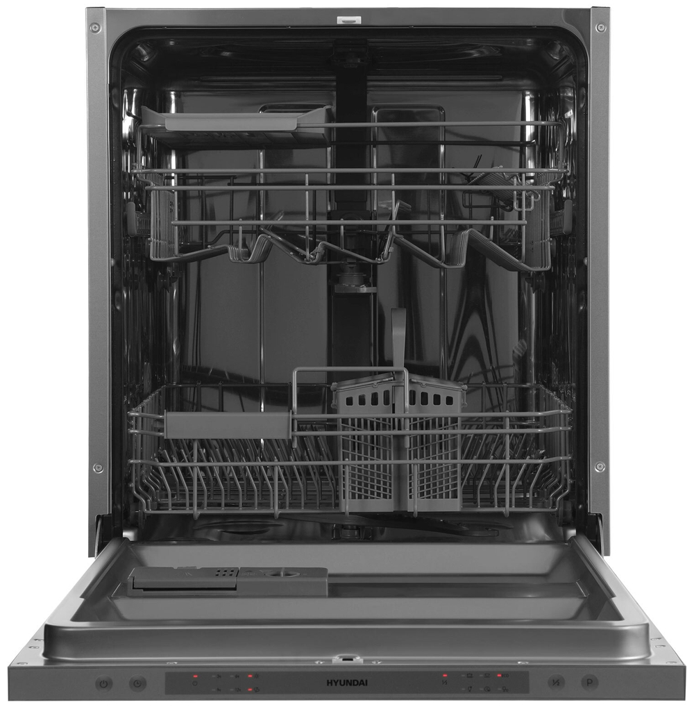 Встраиваемая посудомоечная машина Hyundai HBD 661 серебристый