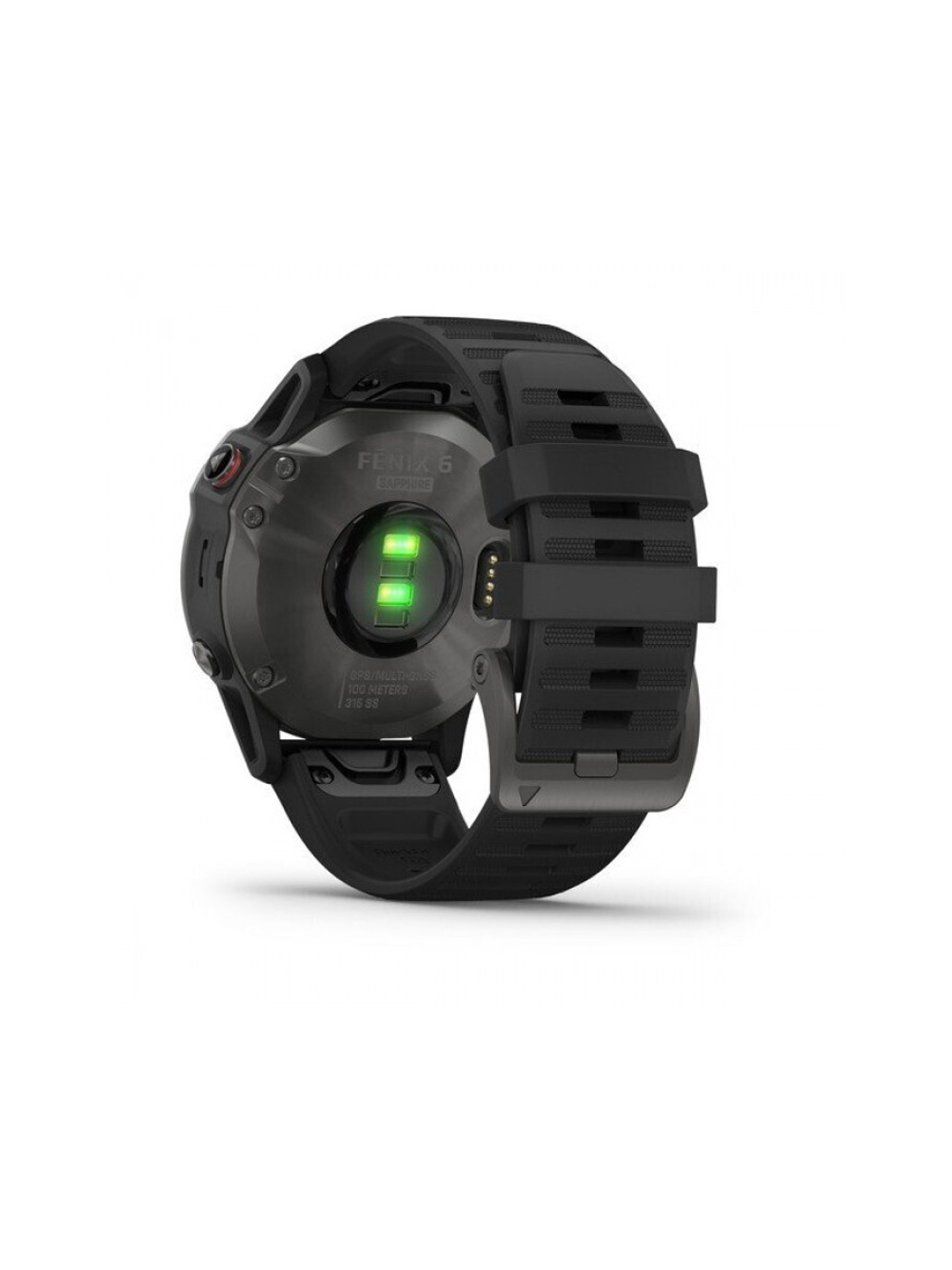 Fenix 6 Sapphire серые с черным ремешком