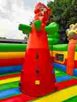 Коммерческий надувной батут «Зоомир 3», 11*7*5 м.