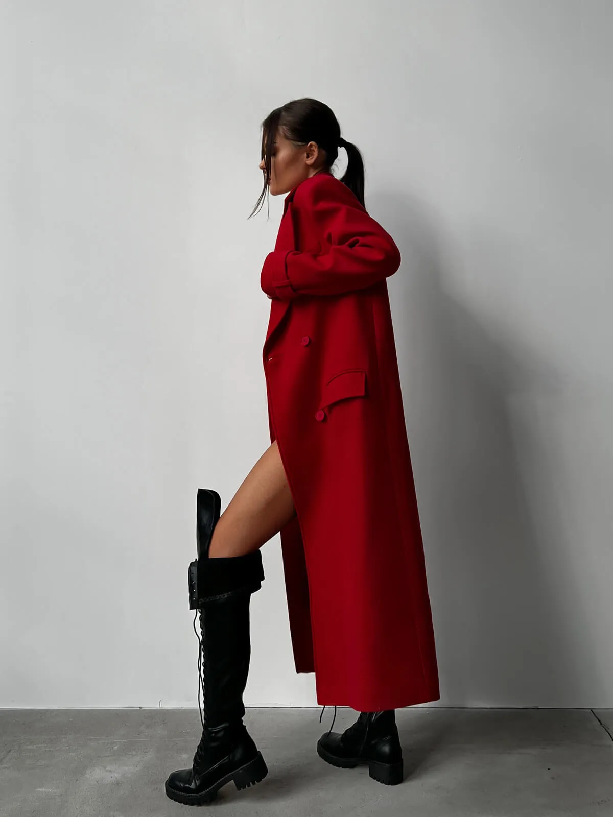 Пальто двубортное Ruby