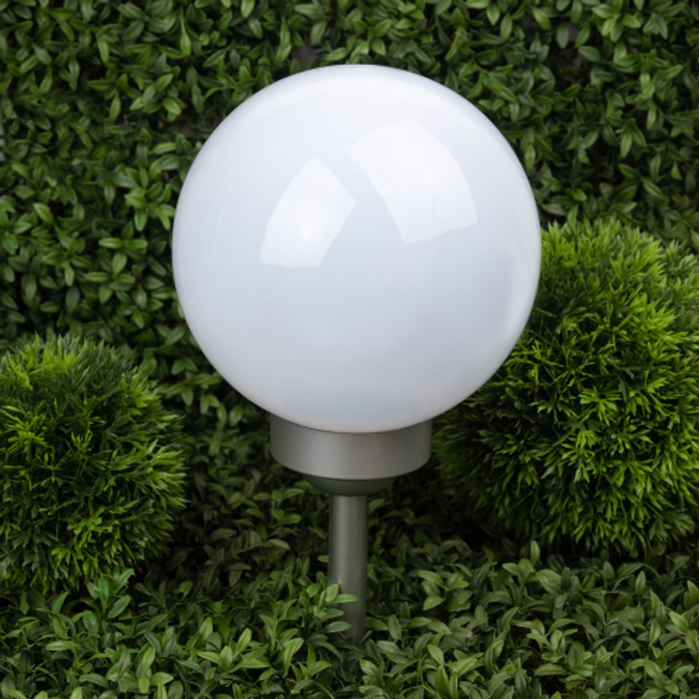 Светильник уличный ЭРА ERASF22-21 садовый на солнечных батареях Шар 20 см