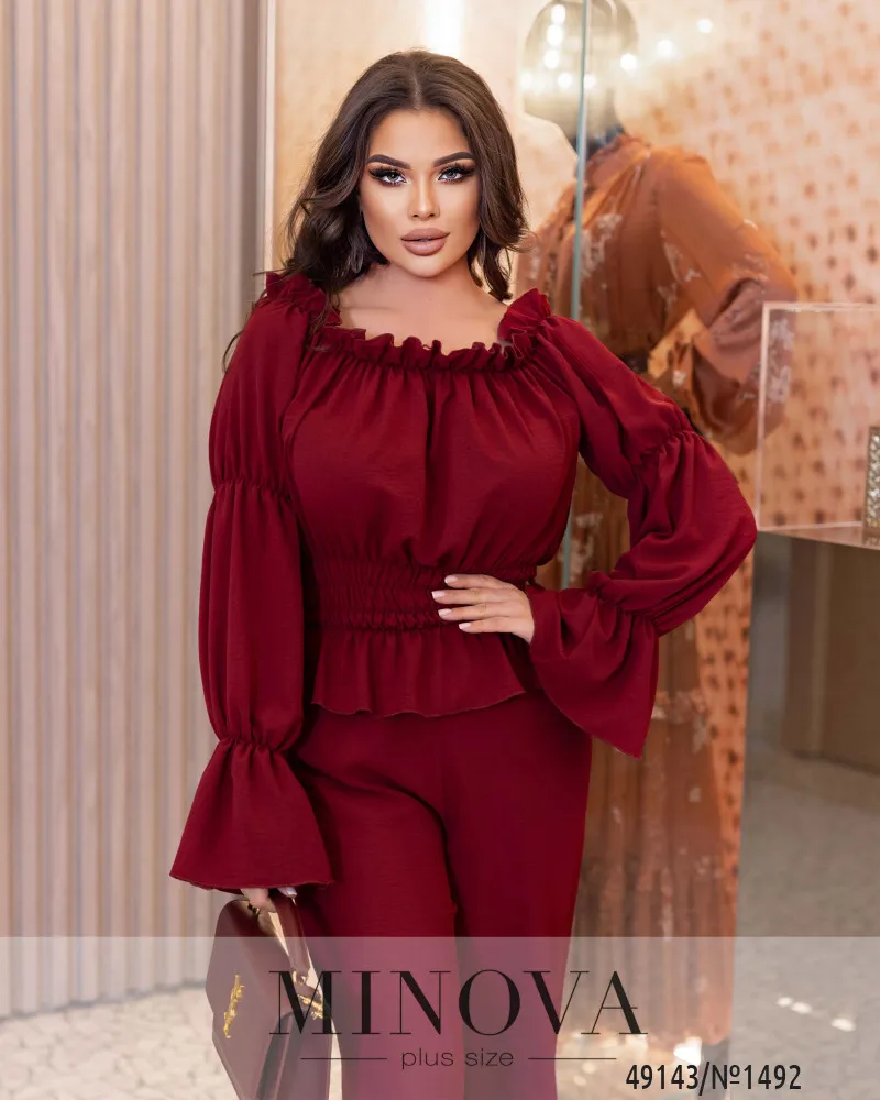 Костюм 1492-бордо Minova