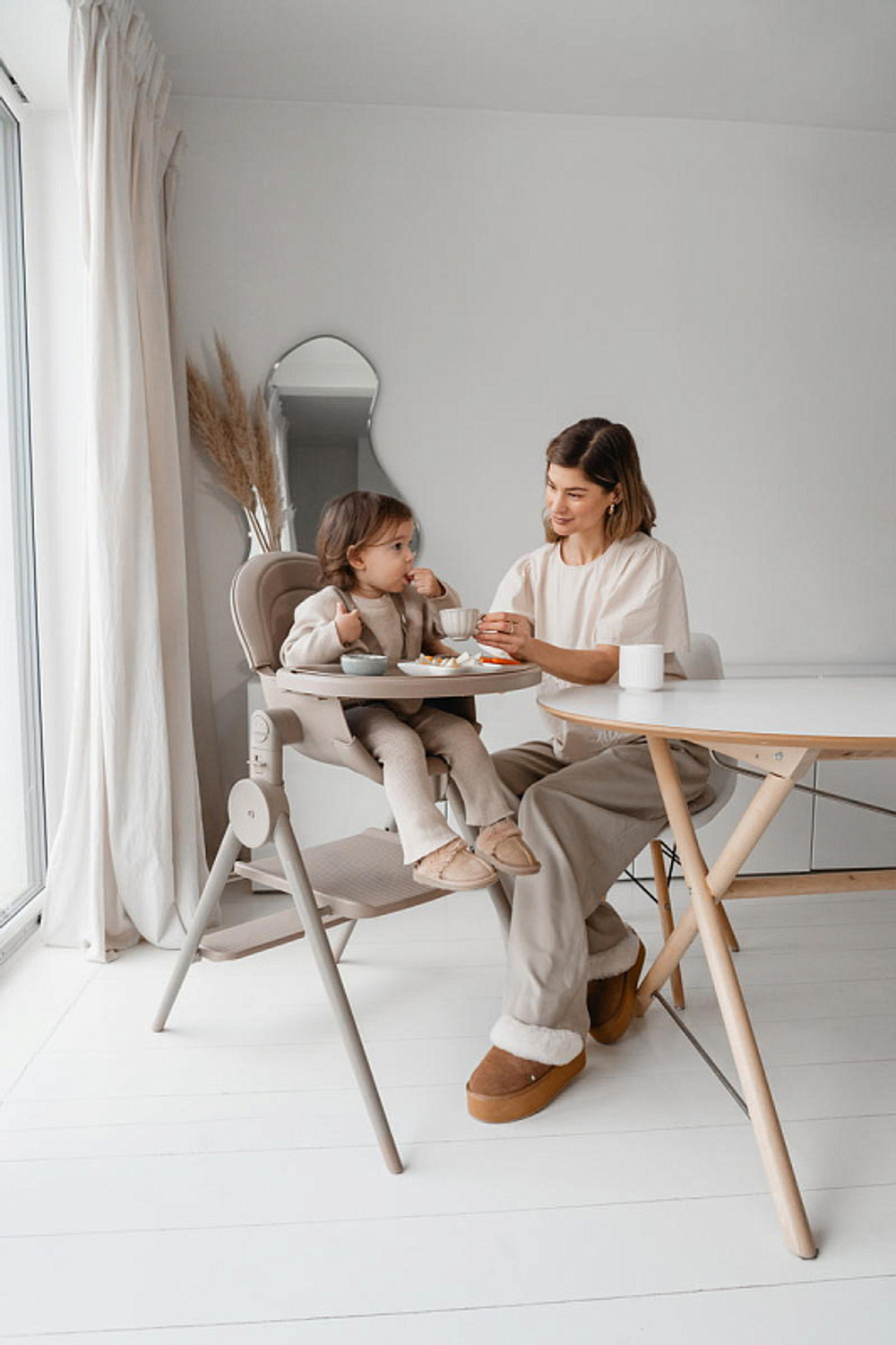 Стул-трансформер для кормления Anex Ozy fluff