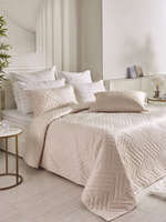 Покрывало на кровать, стеганое, поплин с размерами 215х220