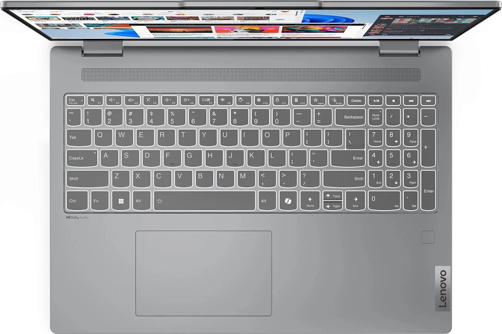 Ноутбук  Lenovo IdeaPad 5 2-in-1 16AHP9 16 ", Ryzen 7, 16 Гб RAM, 512 Гб SSD, Radeon 780M, Серый