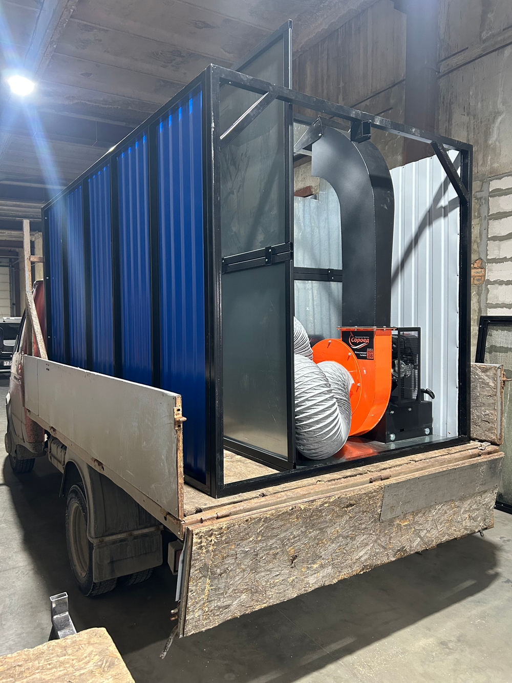 "Сороед-250ПЭТ". Вакуумный погрузчик ПЭТ бутылок