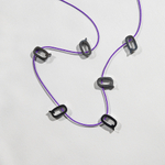 Подвеска в форме буквы "Q", 8мм, сталь