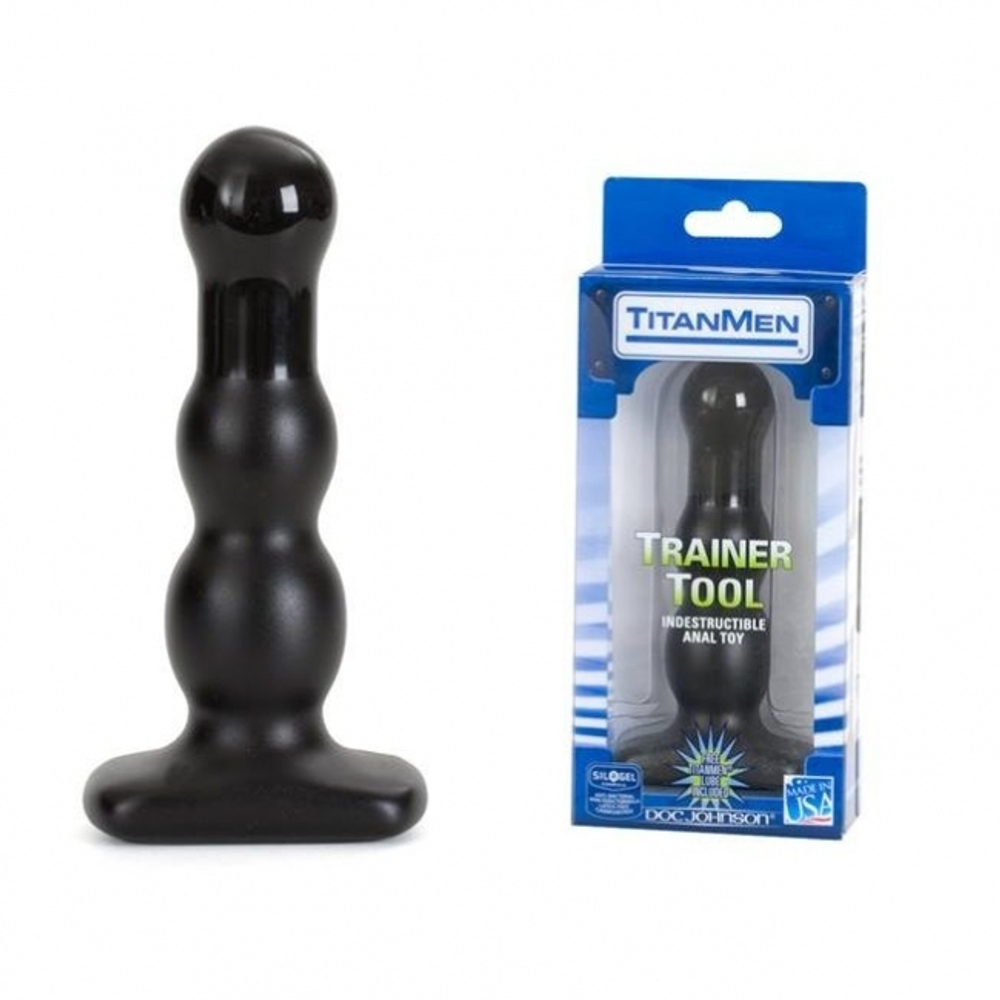 Анальная пробка "Trainer tool № 3" (Цвет: 1)