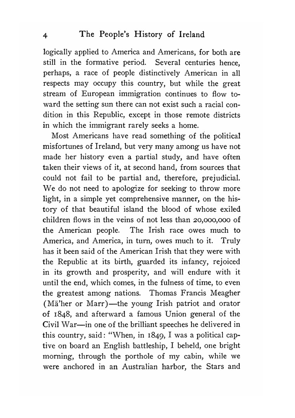 Ireland. The people's history of Ireland Volume 1 | John F. Finerty