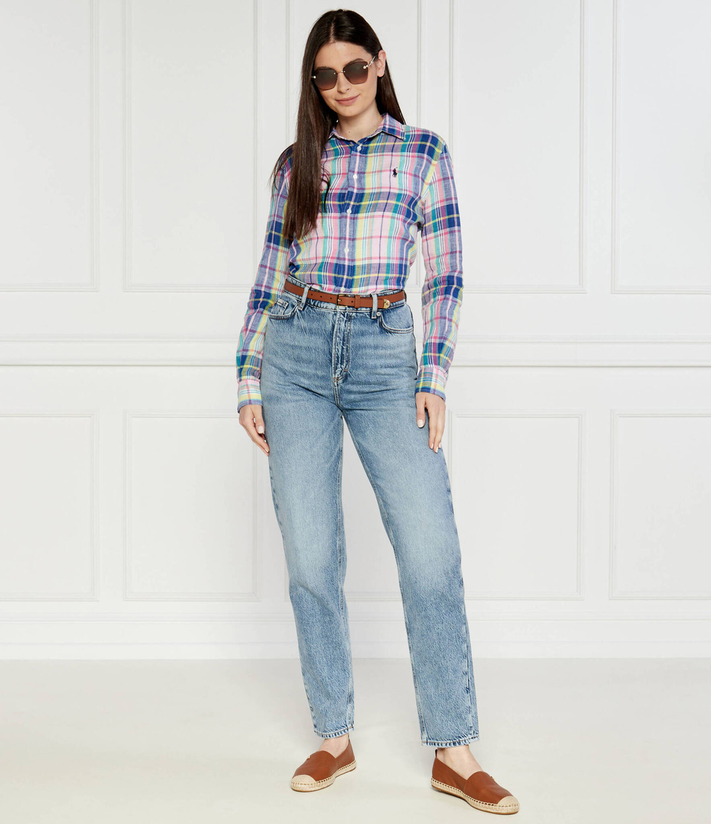 Льняная рубашка POLO RALPH LAUREN - разноцветная(211920926)