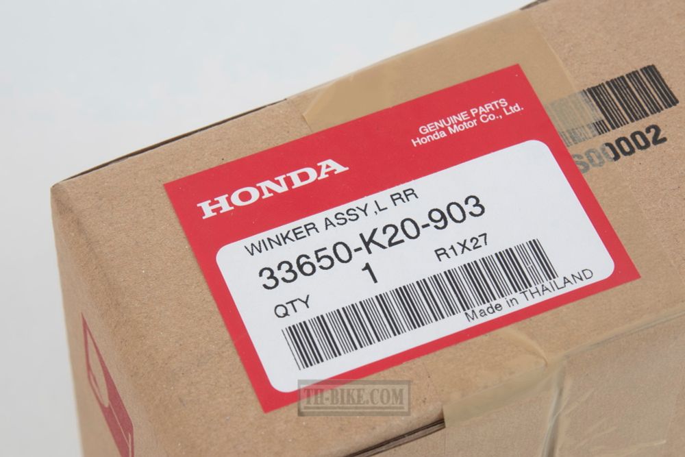 33650-K20-902. WINKER ASSY., L. RR. (12V 10W). OEM. Honda Zoomer-x