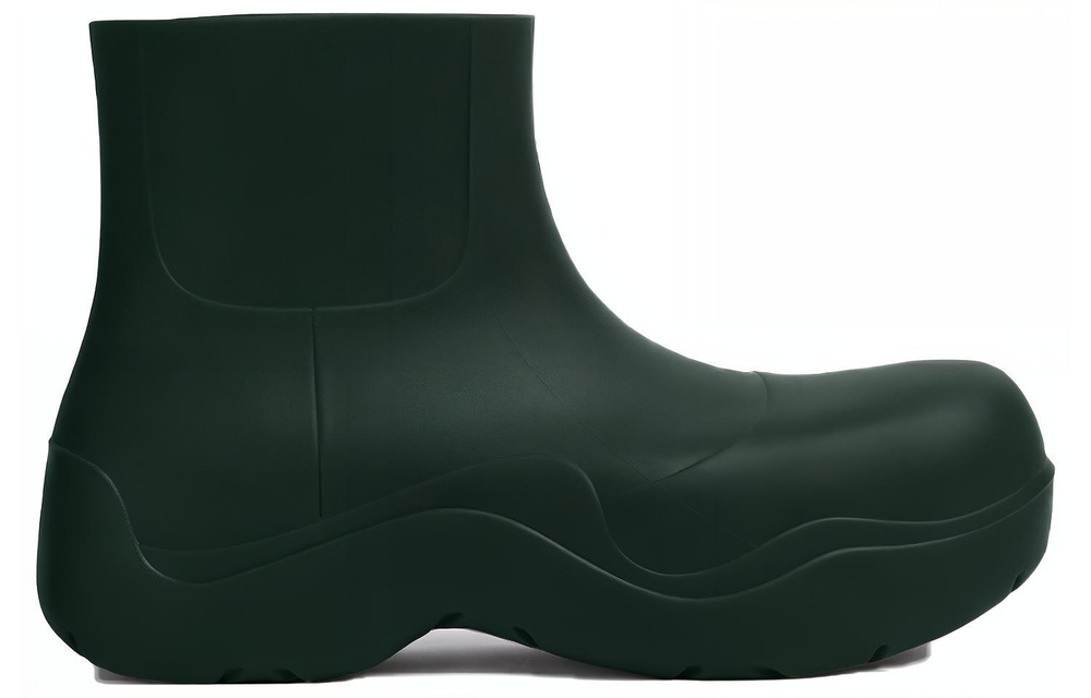 Bottega Veneta Puddle Rain Boots Classic Short Chelsea Boots Men"s Ink