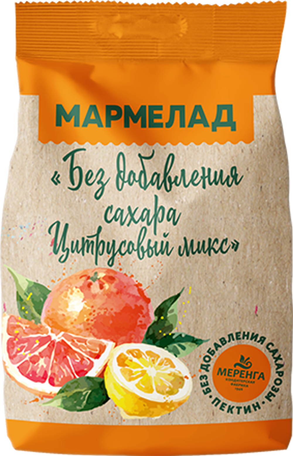Мармелад “без добавления сахара” Цитрусовый Микс 220 гр